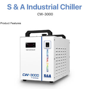 CW3000 Industrial Water Chiller for CO2 Laser Engraving Cutting Machine Cooling 60W 80W Laser Tube DG110V AG220V