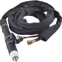 Torches Plasma CNC P80 Plasma Cutter Torch, 10FT/16FT/23FT Non-Touch Pilot Arc Black Straight Fit Plasma Cutter, DIY/Beginner Friendly