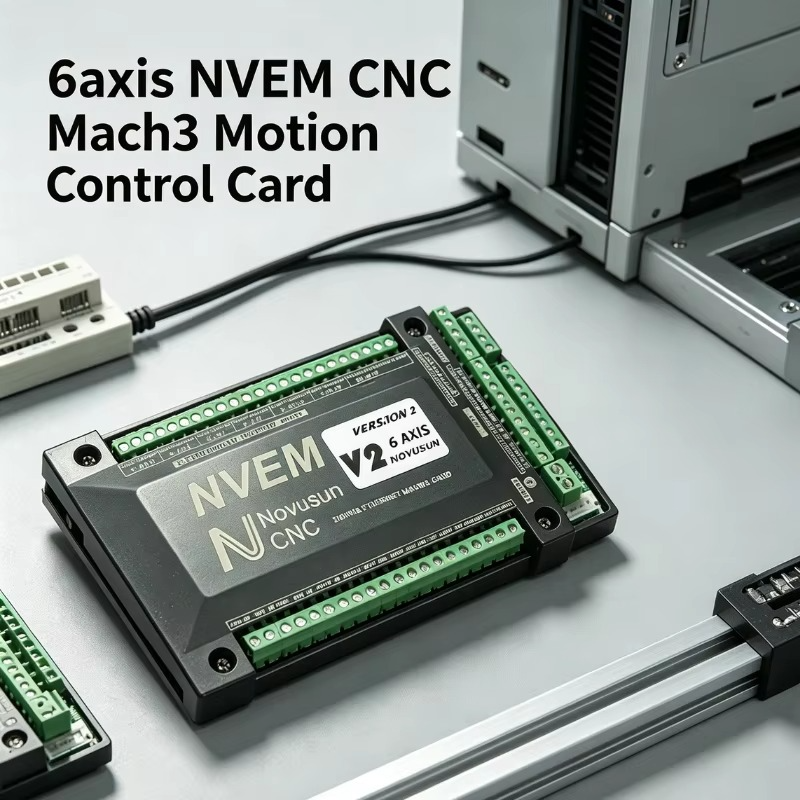 Carte Mach 3 6 Axis NVEM Mach3 CNC Motion Control Card 200KHz Ethernet Port Support Resume From Breakpoint for CNC Router Milling Machine