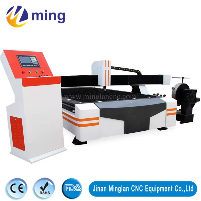 Table de Decoupe Plasma CNC 2040 Grand Format  1325 1530 1540 2040 CNC-Plasma-Cutting-Machine With Rotary For 4/6/8/10/12/14/16mm Metal