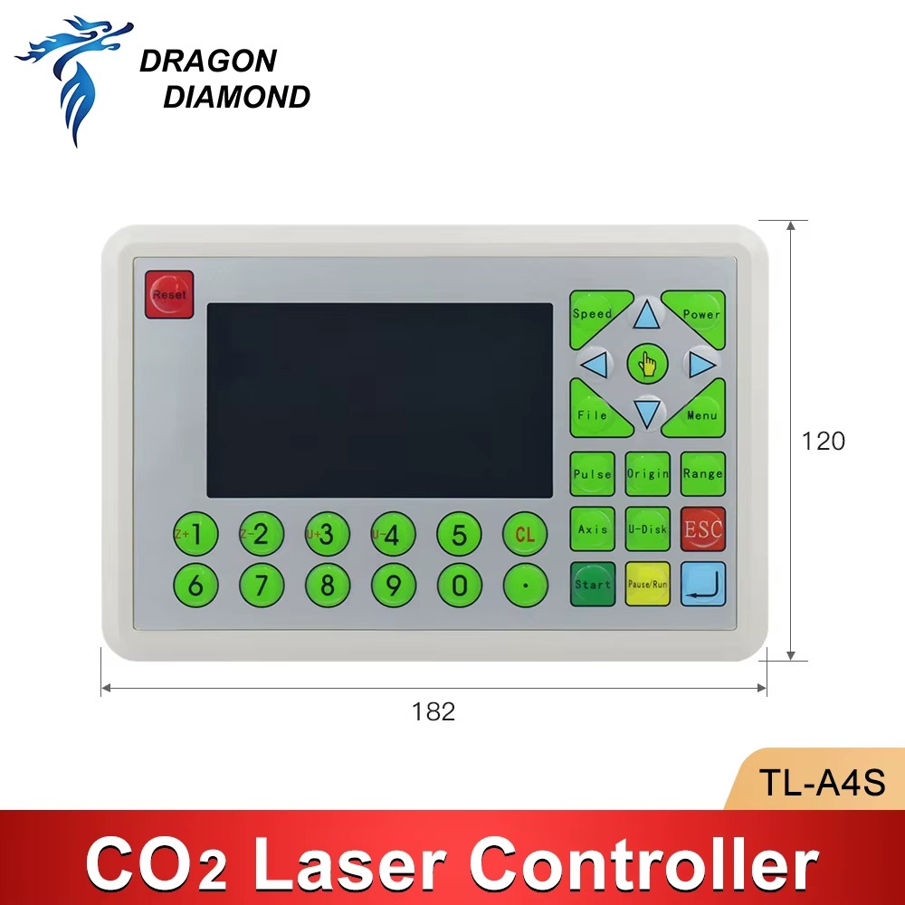 Contrôleur Laser CNC TL-A4S Co2 Laser Controller System For K40 Engraving Cutting Machine Control Card Replace Ruida Leetro Trocen