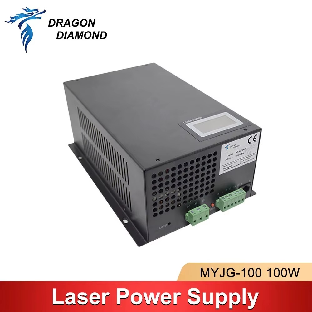 Power Supply (Alimentation) MYJG 100W Co2 Laser Power Supply 110/220V With Display Screen For 80W 100W Co2 Laser Tube Cutting Laser Engraver Machine 6 sold
