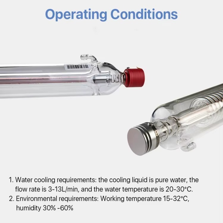 Tube Laser CO2 CNC RECI W6 130-150W CO2 Tube for CO2 Engraving Machine Cutting Machine for CNC System for Desktop Cutter