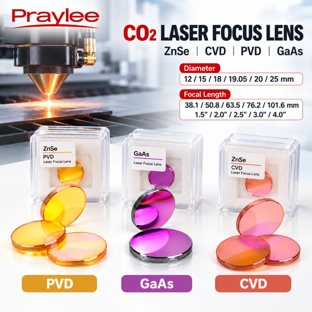 Lentilles Laser CNC CO2 Laser Focus Lens 15/18/19.05/20mm CVD PVD ZnSe Lens FL 38.1-101.6mm for Laser Engraving Cutting Machine 0 sold bypraylee Official Sto... (4.9 | 5,000+ sold )