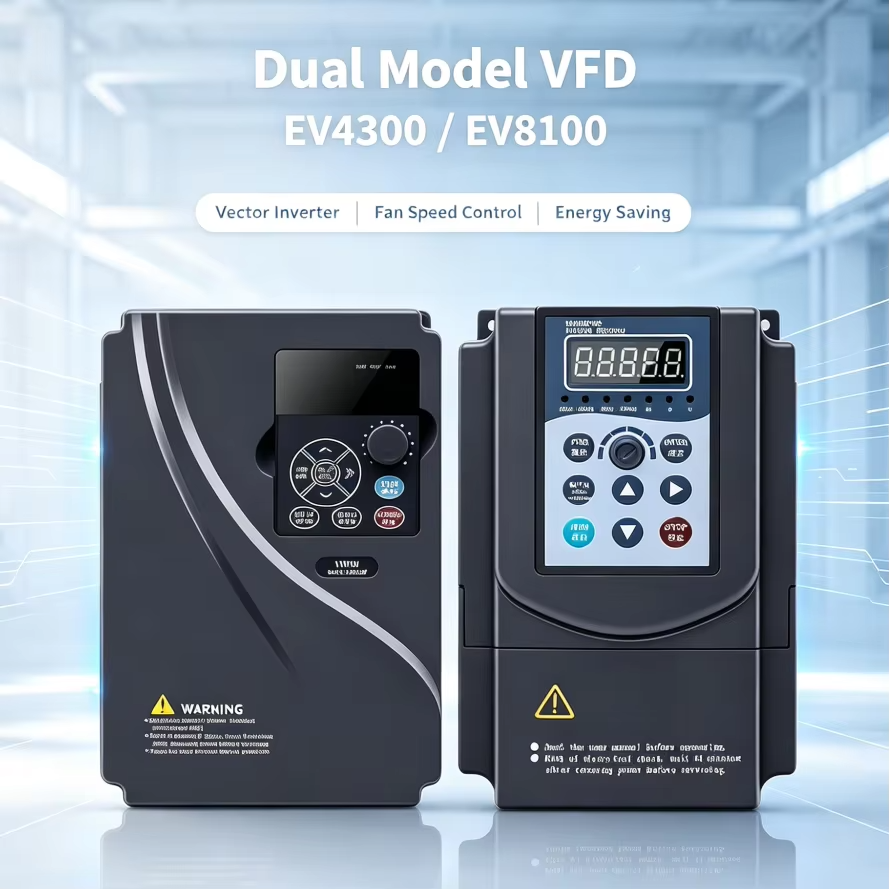 Variateur de vitesse VFD Heavy Duty VFD 0.4-5.5KW Single Three Phase Motor Speed Controller 0-400Hz Detachable Control Panel