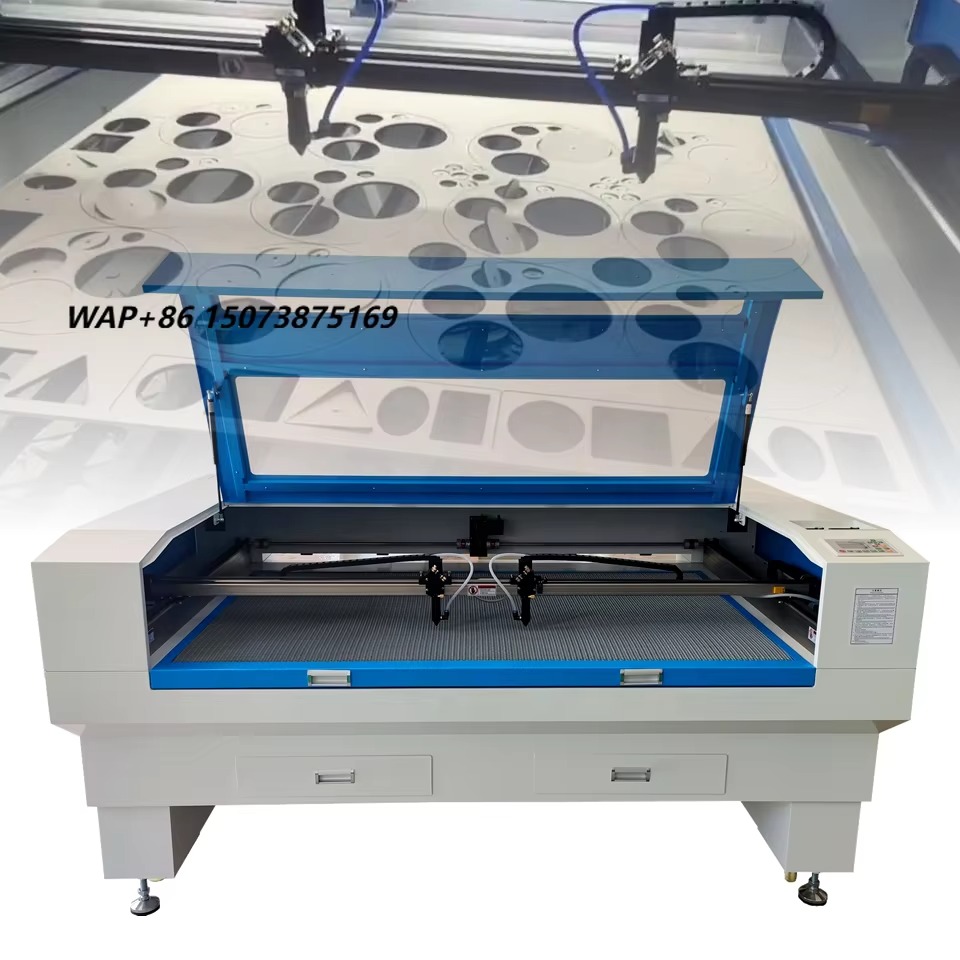 Two Head CO2 Cutting Machine 1390 1310 1610 1612 1810 1812 100W/130W/150W/180W for Wood Acrylic Fabric