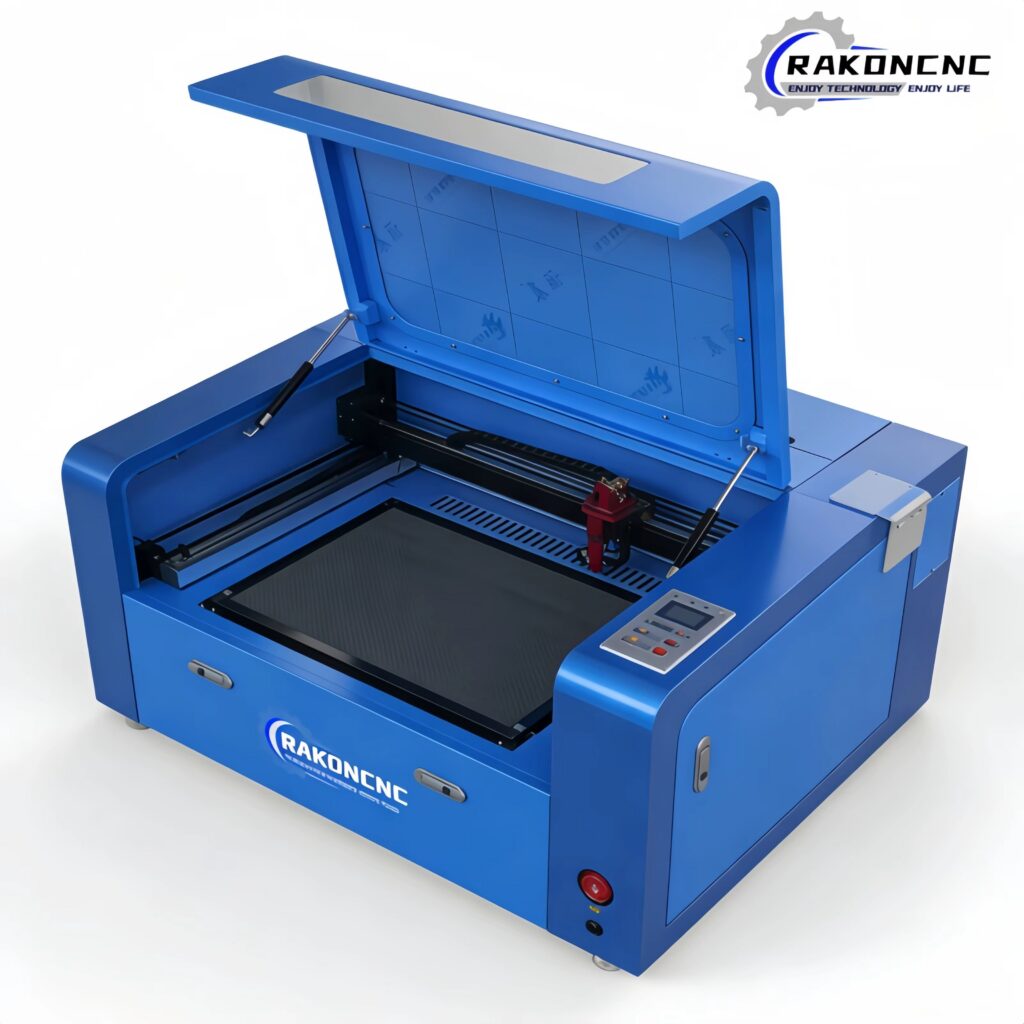 Machine Decoupe Laser CO2 6040 Atelier 6040 Mini Tabletop 50W 60W CO2 Laser Cutting and Engraving Machine for Wood Acrylic PVC Engraving Precision