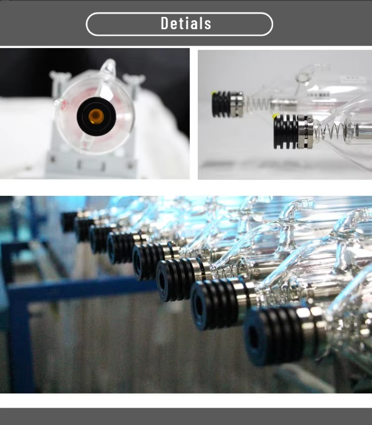 Tube Laser CO2 CNC RECI W6 130-150W CO2 Tube for CO2 Engraving Machine Cutting Machine for CNC System for Desktop Cutter
