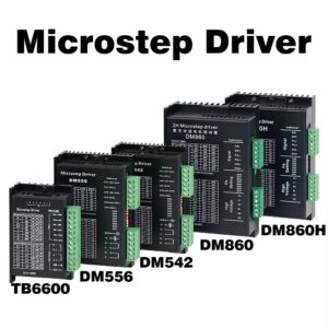 Microstep Driver TB6600 DM542 DM556 DM860 DM860H Driver Controller Microstep Motor Sem Escova Escudo Para 42/57/86 NEMA17 NEMA23