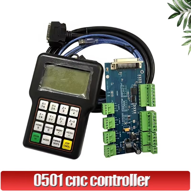 Contrôleur DSP RichAuto CNC RichAuto DSP 0501 MACH3 3 Axis Motion Controller System Remote for CNC Router Controller