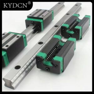 Patins de guidage linéaire CNC HGR20 Linear Rail Guide Kit 2pcs Linear Rail L 600-950mm + 4pcs HGH20CA HGW20CC Linear Bearing Slider for CNC 3D Printer
